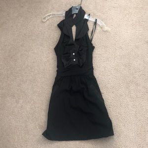 BCBGeneration black cocktail halter dress